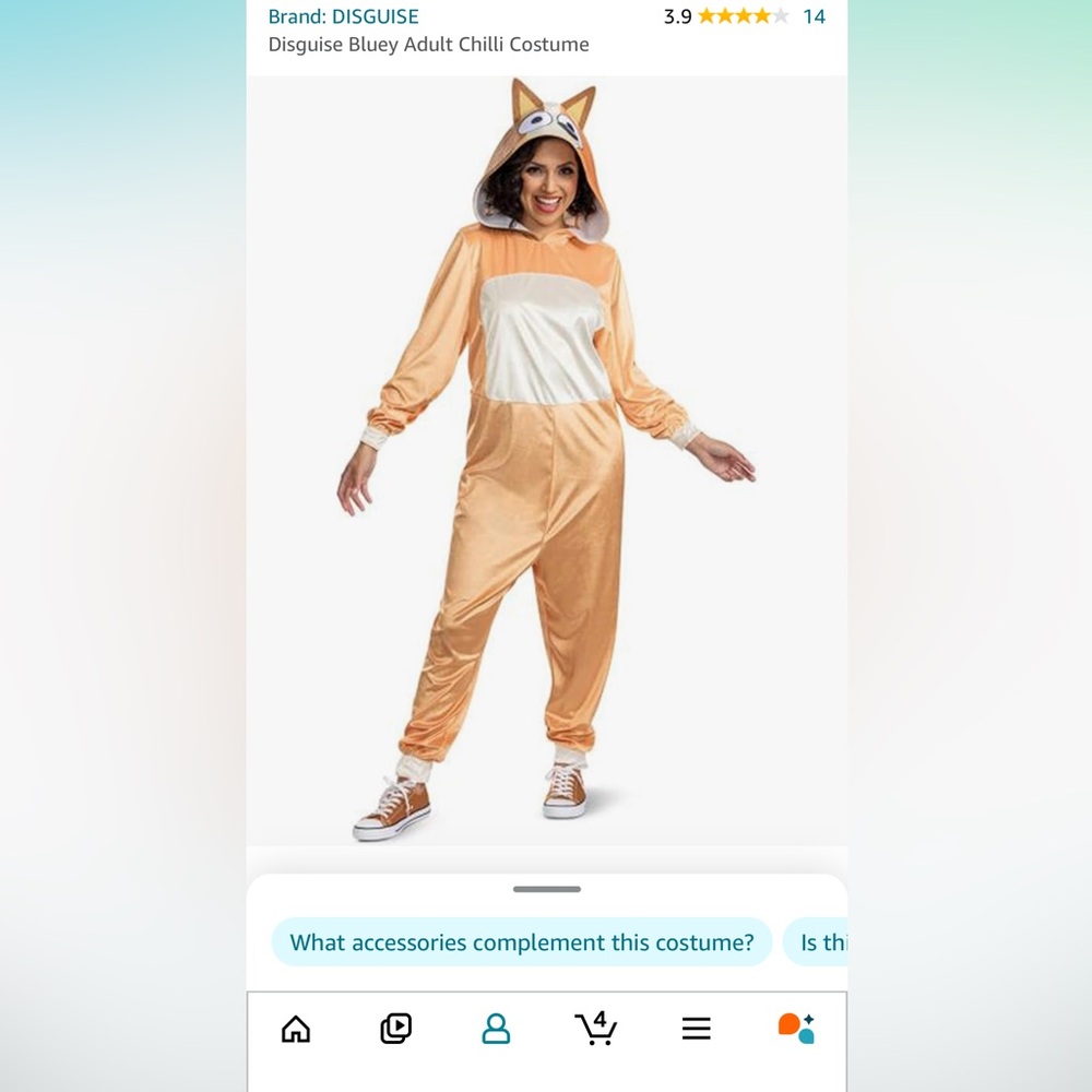 Bingo adult onsie costume